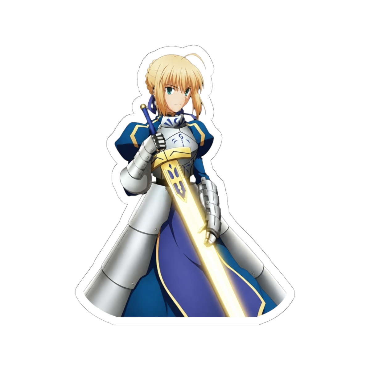 Fate Stay Night [Unlimited Blade Works] Saber Sticker | Fate Series - alternate angle 1, merchandise