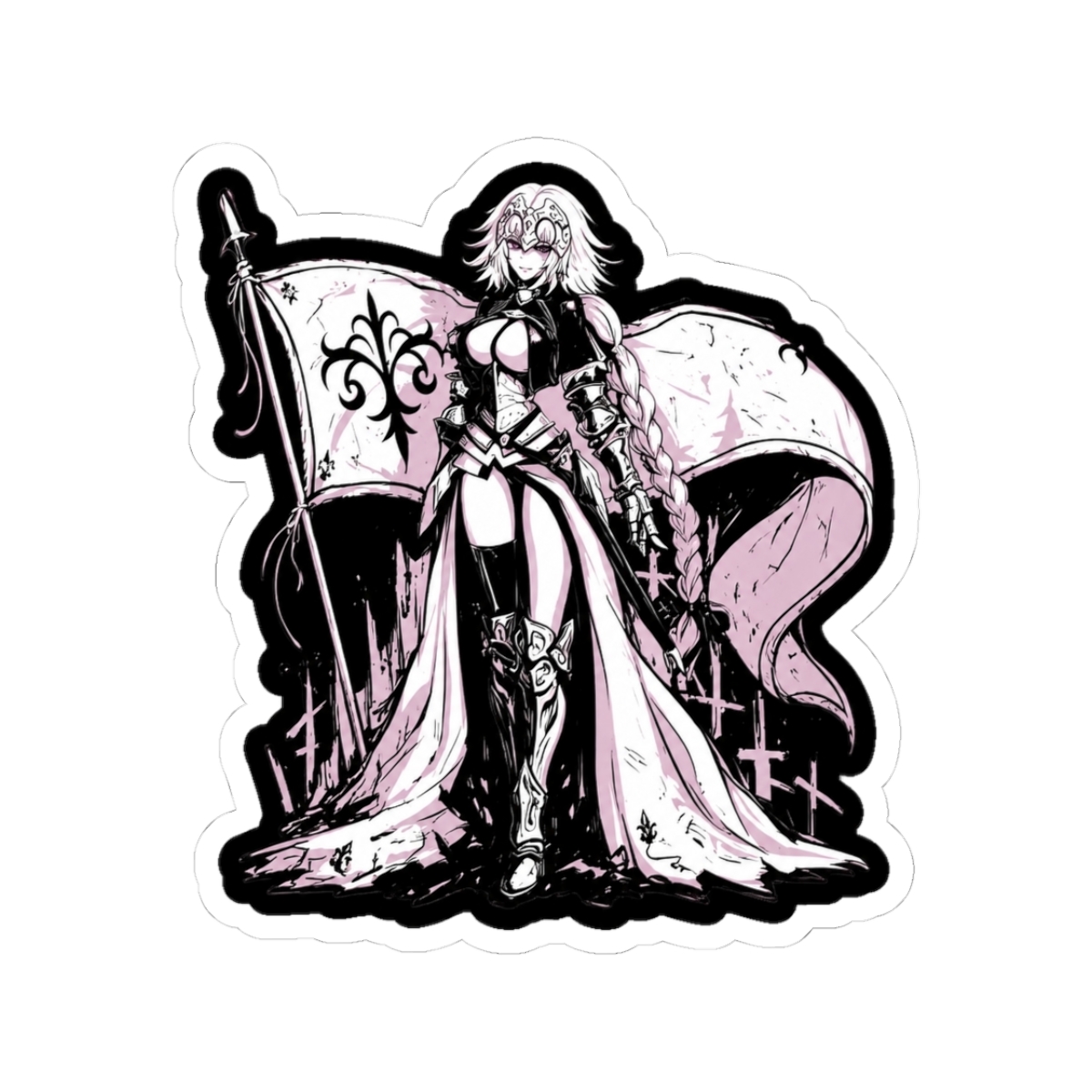jeanne d arc - fate series Sticker