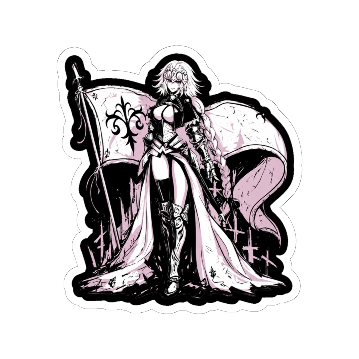 jeanne d arc - fate series Sticker