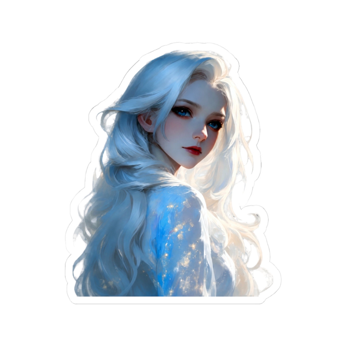 Illyasviel Fate Stay Night White Hair Dreamy Portrait | Fate Series