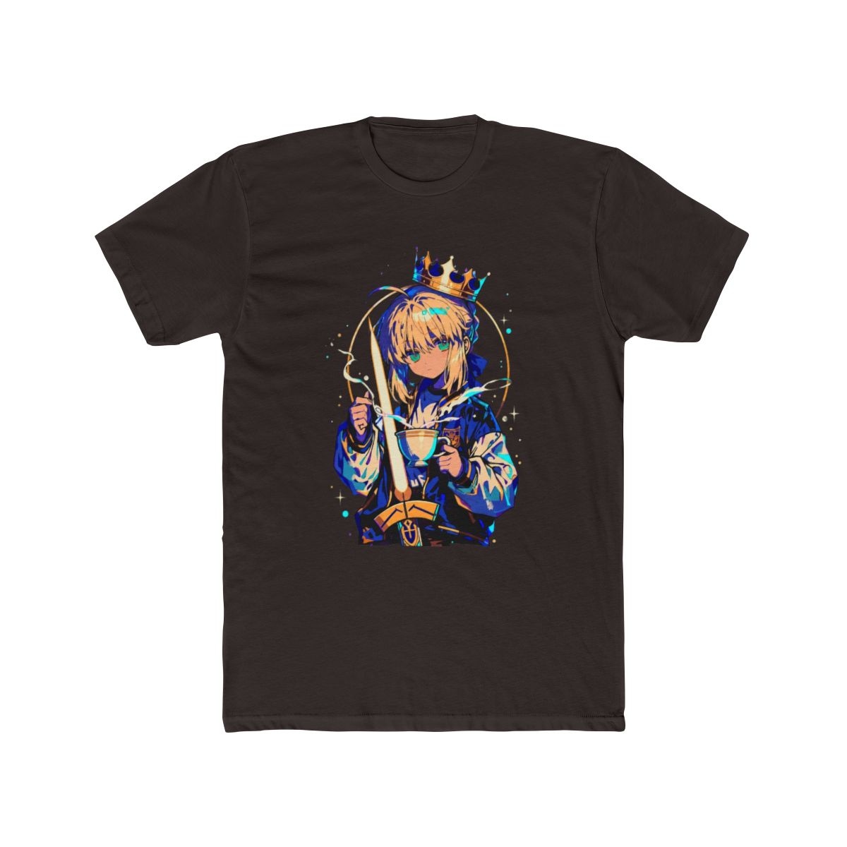 Saber Artoria Pendragon Royal Fan Art T Shirt | Fate Series - alternate angle 3, merchandise