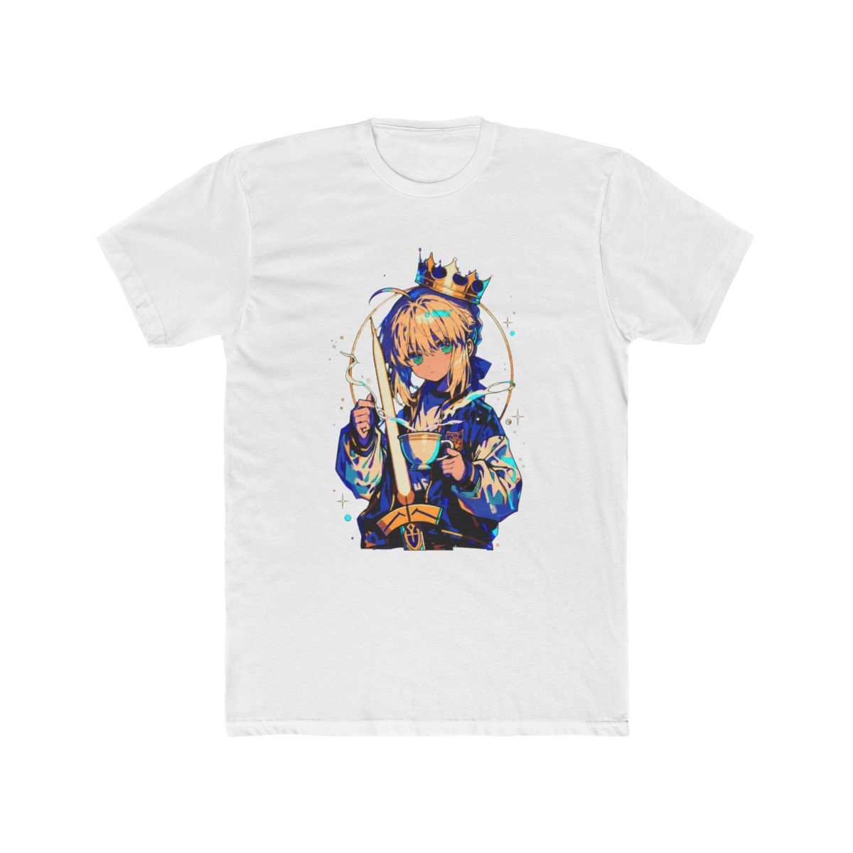Saber Artoria Pendragon Royal Fan Art T Shirt | Fate Series