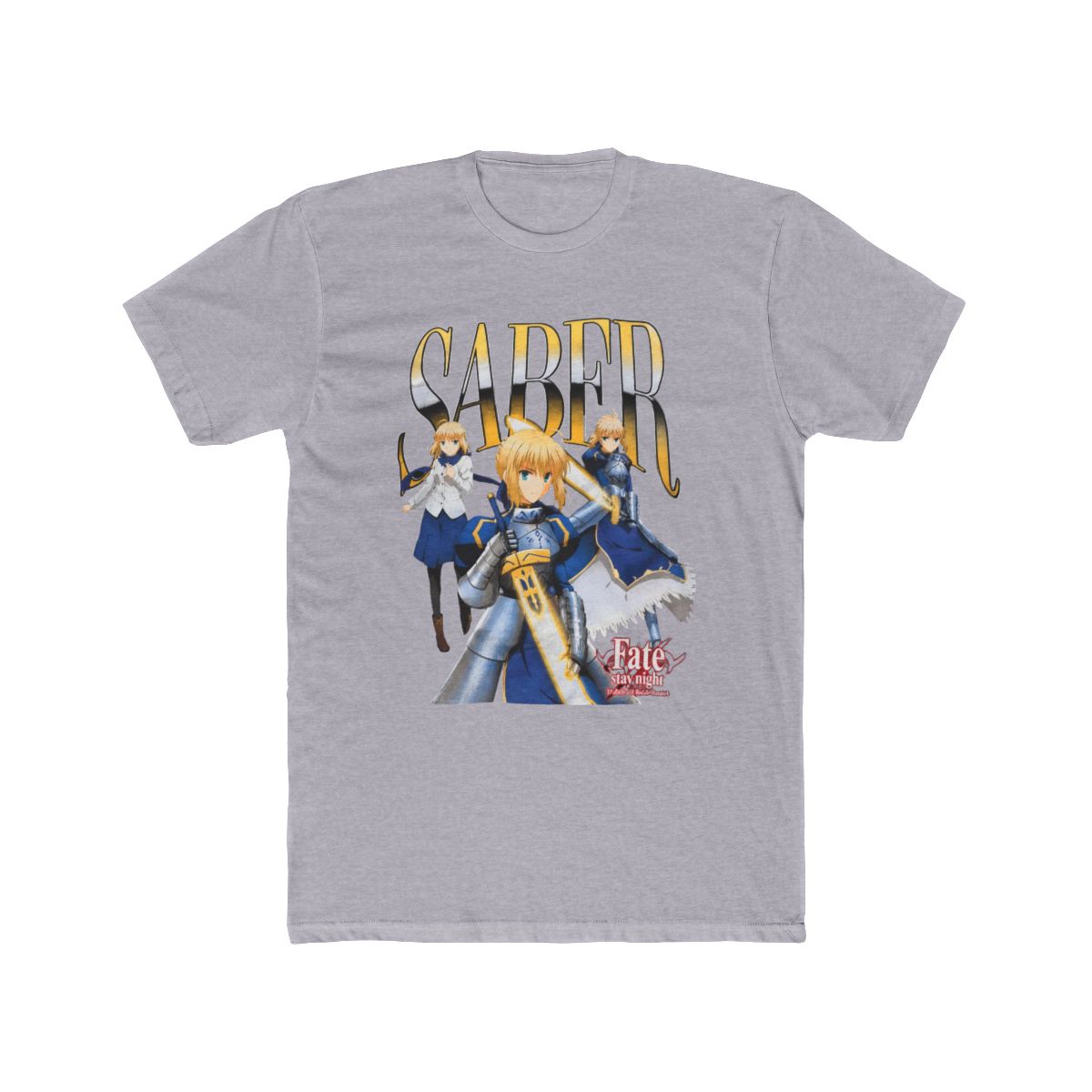 Fate/Stay Night: Unlimited Blade Works Saber Mineral Wash T Shirt | Fate Series - alternate angle 3, merchandise