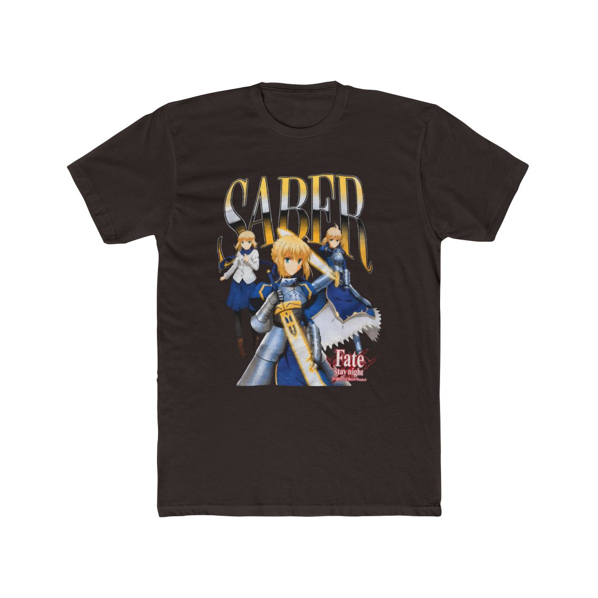 Fate/Stay Night: Unlimited Blade Works Saber Mineral Wash T Shirt | Fate Series - alternate angle 2, merchandise