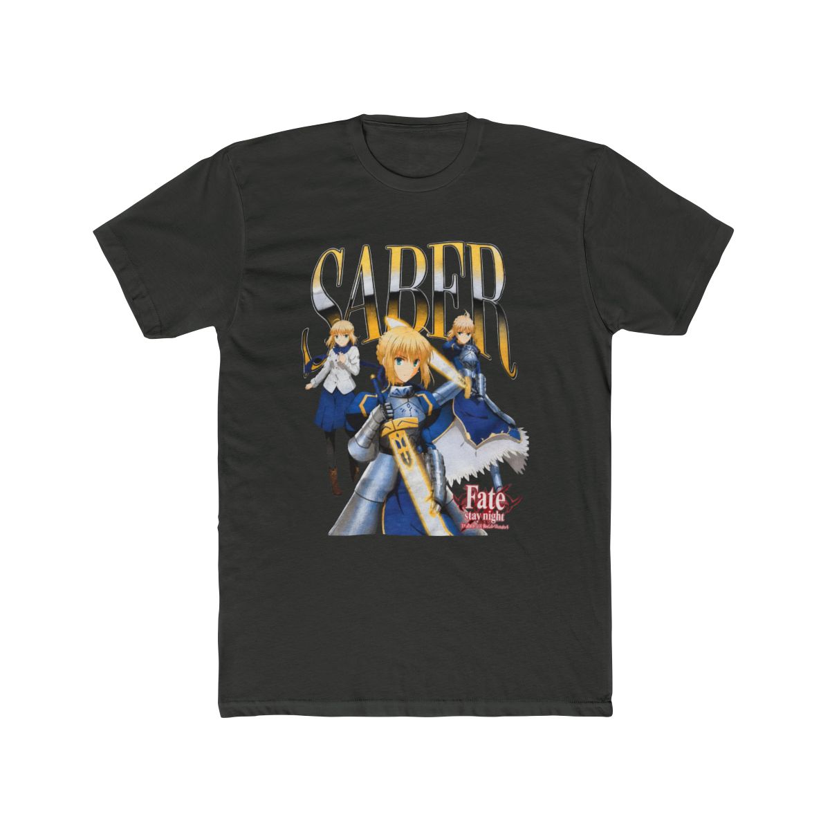 Fate/Stay Night: Unlimited Blade Works Saber Mineral Wash T Shirt | Fate Series - alternate angle 5, merchandise